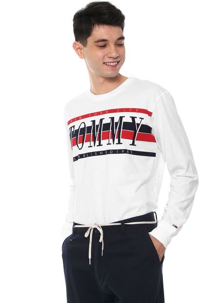 Camiseta Tommy Jeans Retro Branca - Marca Tommy Jeans