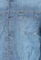 Camisa Jeans John John Bolsos Azul - Marca John John