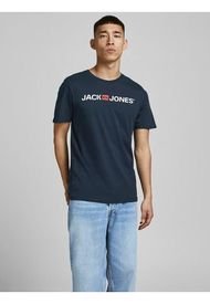 Polera Jack & Jones JJECorp Logo Verde  - Calce Regular