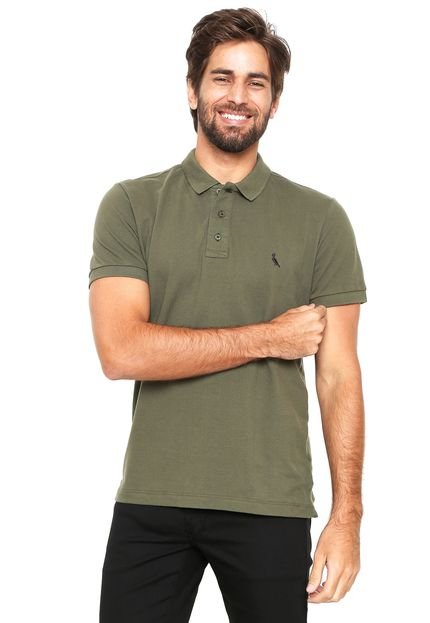 Camisa Polo Reserva Regular Fit Básica Verde - Marca Reserva