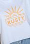 Camiseta Rusty Sol Azul - Marca Rusty