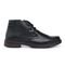 Bota Coturno Casual Social Conforto em Couro Preto - Marca MR SHOES