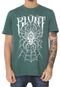 Camiseta Blunt Spider Verde - Marca Blunt