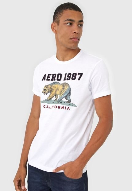 Camiseta Aeropostale California Branca - Marca Aeropostale
