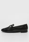 Mocassim Couro Dumond Aplique Preto - Marca Dumond