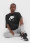 Camiseta Nike Sportswear W Nsw Air Top Ss Bf Preta - Marca Nike Sportswear