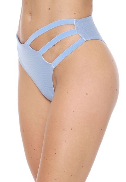 Calcinha Alto Giro Tanga Canelle Shine Azul - Marca Alto Giro