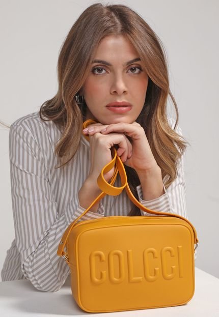 Bolsa Colcci Logo Amarela - Marca Colcci
