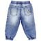Calça Infantil Look Jeans Jogger Jeans Moletom - Marca Look Jeans