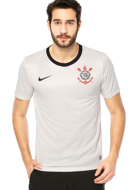 Camiseta Manga Curta Nike Corinthians Home Supporters Branca - Marca Nike