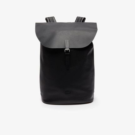 Bolsa Lacoste em Couro Preto - Marca Lacoste