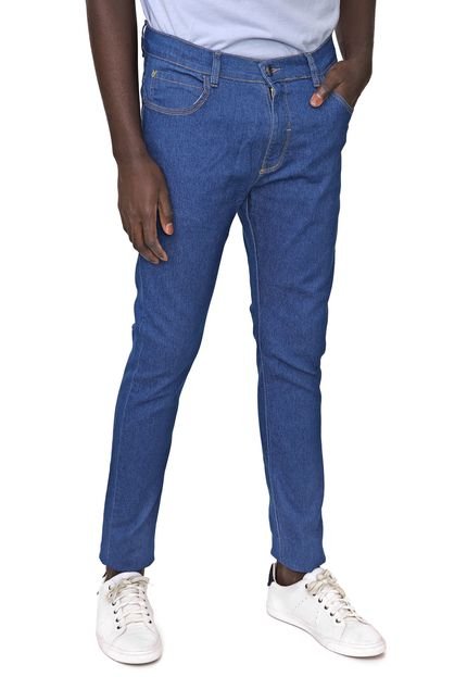Calça Jeans Fatal Slim Pespontos Azul - Marca Fatal