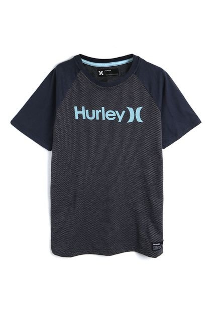 Camiseta Hurley Menino Escrita Cinza - Marca Hurley