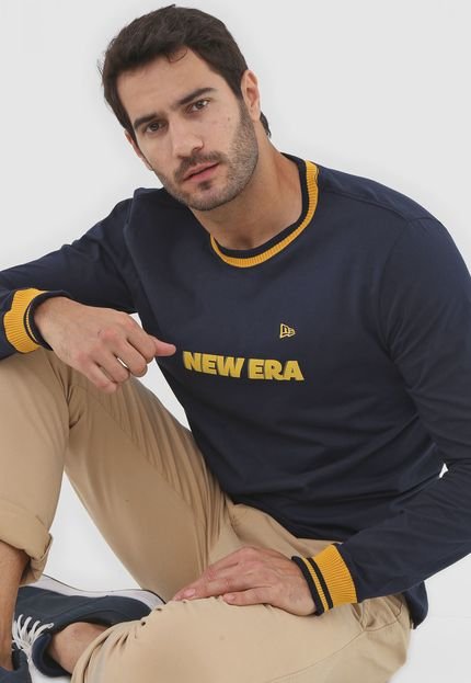 Camiseta New Era Branded Azul-Marinho - Marca New Era