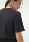 Camiseta Cropped New Balance Logo Preta - Marca New Balance