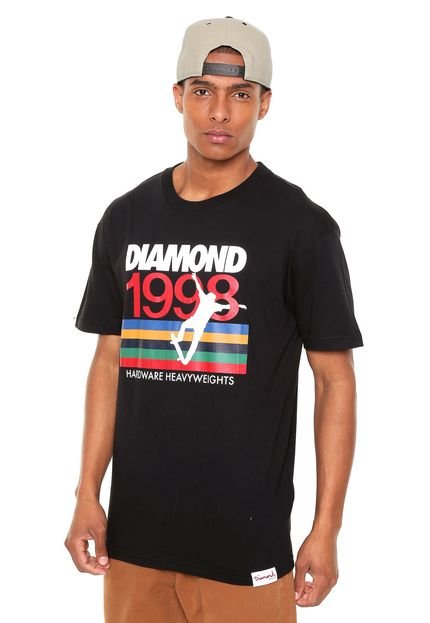 Camiseta Diamond Supply Co Nineties Preta - Marca Diamond Supply Co