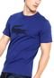 Camiseta Lacoste Regular Fit Estampada Azul - Marca Lacoste
