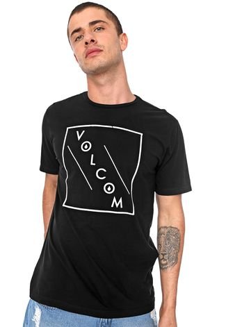Camiseta Volcom Downward Preta