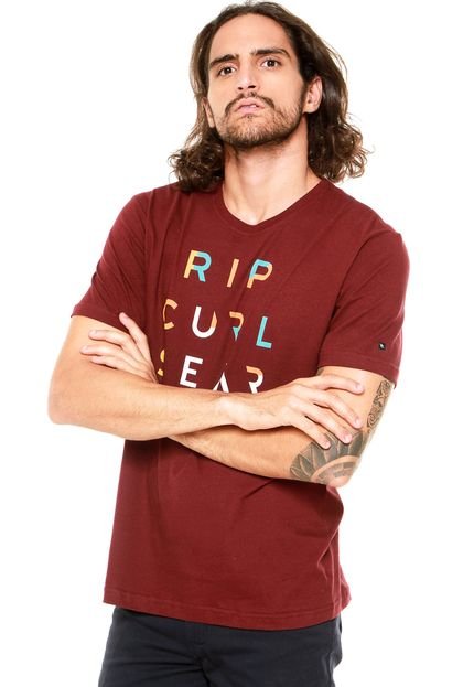 Camiseta Rip Curl Ripasearch Vinho - Marca Rip Curl