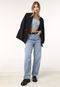 Regata Cropped Jeans Trendyol Collection Ilhoses Azul - Marca Trendyol Collection