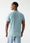 Camiseta Aeropostale Reta Estampada Azul - Marca Aeropostale