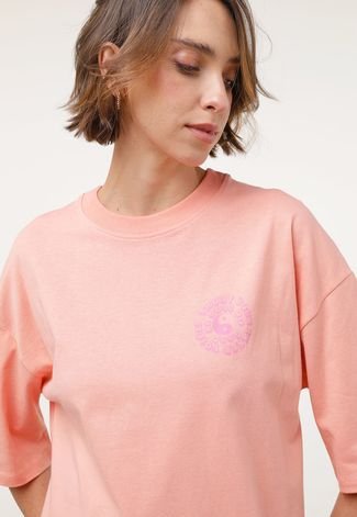 Blusa TOPSHOP Inner Voice Coral