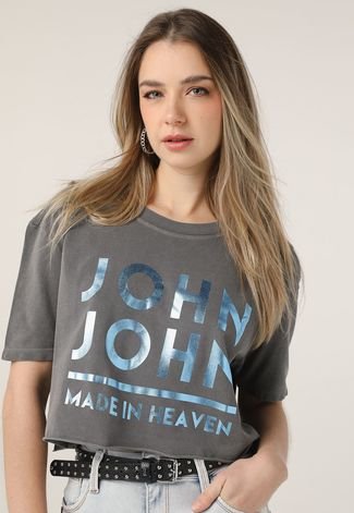 Camiseta John John Eagle Line Grafite - Compre Agora