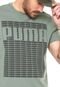 Camiseta Puma Wording Verde - Marca Puma