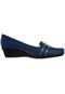 Scarpin Piccadilly Fivela Azul - Marca Piccadilly