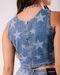 Top Jeans Feminino Detalhes de Estrelas No Laser 23672 Escura Consciência - Marca Consciência