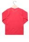 Camiseta Brandili Infantil Cebolinha Vermelha - Marca Brandili
