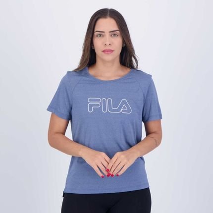 Camiseta Fila Basic Train II Feminina Azul - Marca Fila