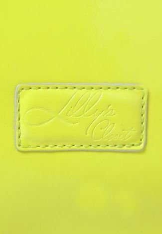 Bolsa Lilly's Closet Neon Lapela Amarela