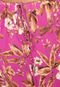 Saia Acqua by Classic Midi Floral Pink - Marca Acqua by Classic