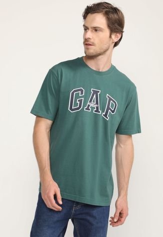 Camiseta GAP Logo Verde - Compre Agora
