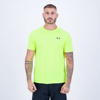 Camiseta Under Armour Tech 2.0 Amarela Fluorescente