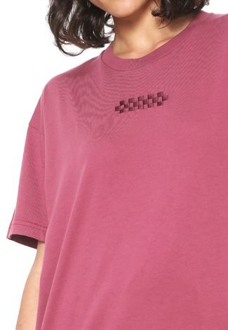 Camiseta Vans Overtime Out Rosa