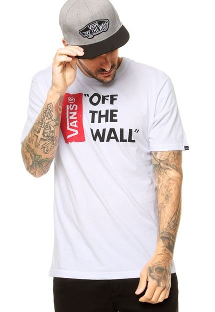 Camiseta Vans Off The Wall Ii Branca - Marca Vans