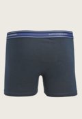 Kit 8pçs Cueca Lupo Boxer Lisa Azul - Marca Lupo