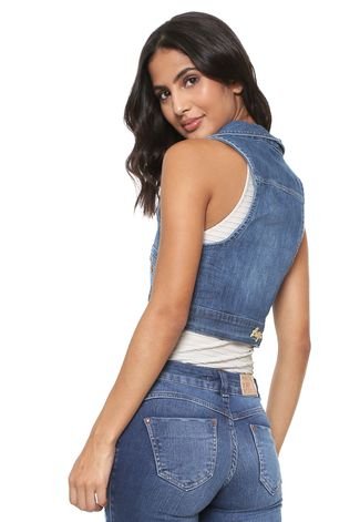 Colete hot sale jeans biotipo