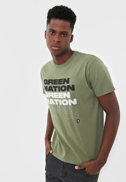 Camiseta Osklen Green Nation Verde - Marca Osklen