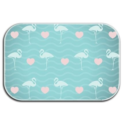 Tapete Love Decor Wevans Flamingos Azul - Marca Love Decor