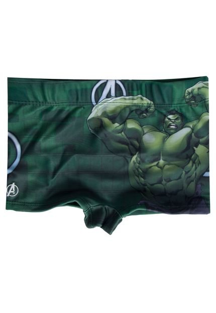 Sunga MASH Boxer Avengers Hulk Infantil Verde - Marca MASH
