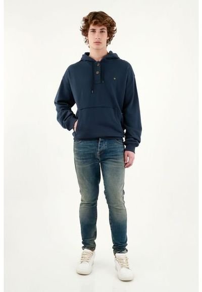 Buzo Con Capucha Azul Para Hombre Compra Ahora Dafiti Colombia