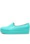 Slip On Flatform FiveBlu Vazado Verde - Marca FiveBlu