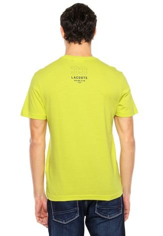 Camiseta Lacoste Sailing Club Amarela