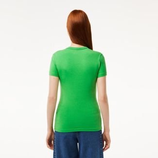 Camiseta Slim Fit Stretch Jersey Verde