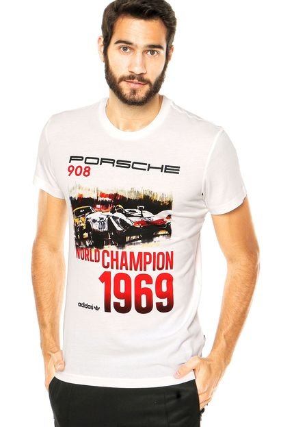 Camiseta adidas Originals Porsche 1969 Branca - Marca adidas Originals