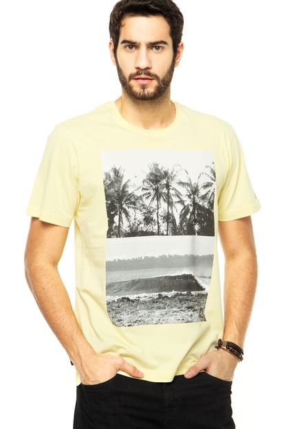 Camiseta Rip Curl Tropical Escape Amarela - Marca Rip Curl