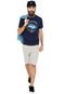 Camiseta Fatal Estampada Flame Azul Marinho - Marca Fatal Surf